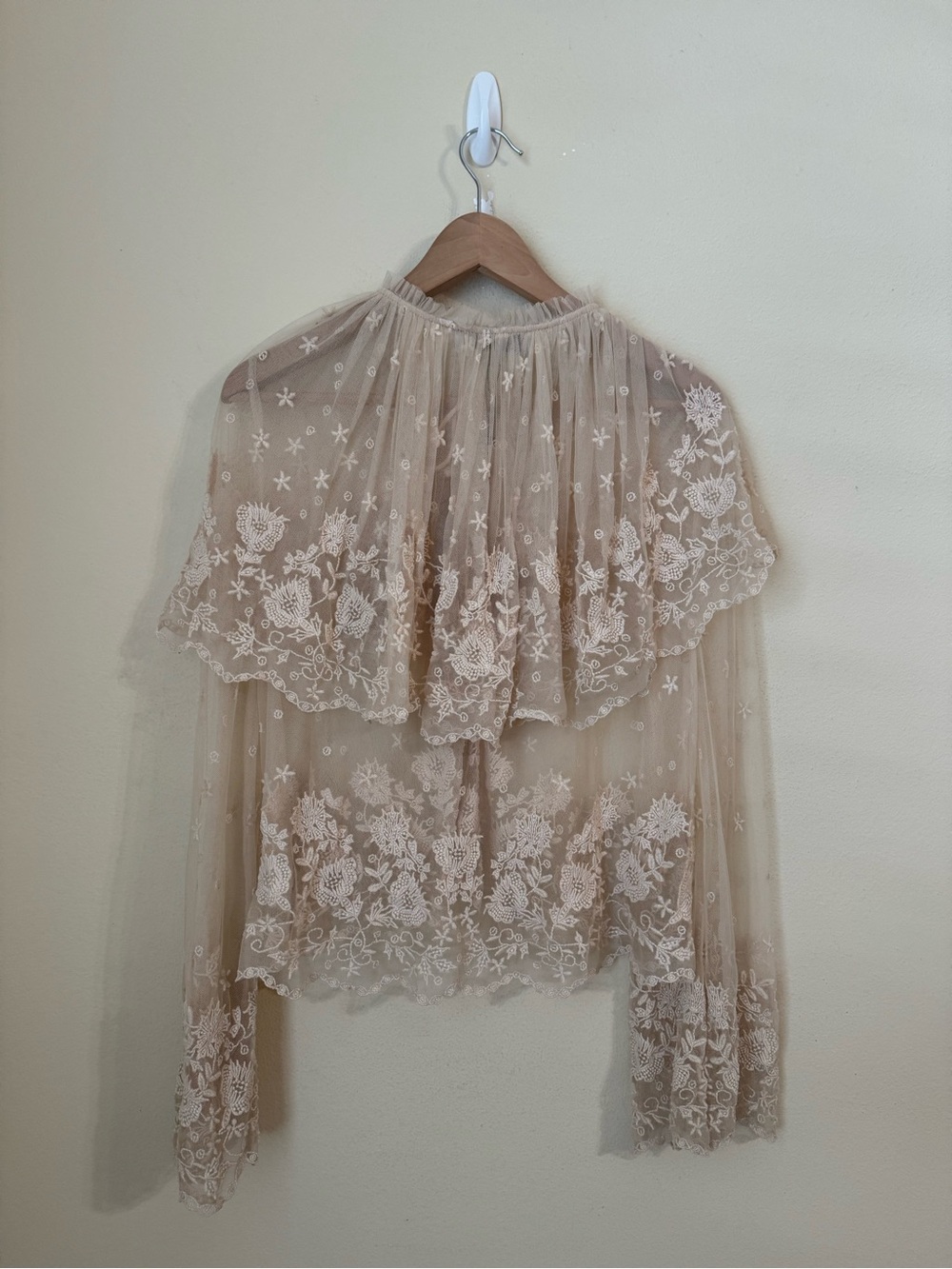 Sea New York New Bronte Embroidered Top Blush Large - Picture 6 of 6